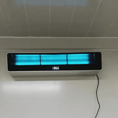 UV Upper Flat Irradiation Air Disinfectors AirH-B100N